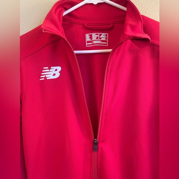 New Balance boys zip up dri fit jacket size large - Picture 3 of 4